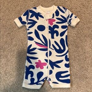 Hanna Andersson Floral Romper (3-6 months)